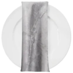 Microfiber Suede Table Napkin in Lt Grey