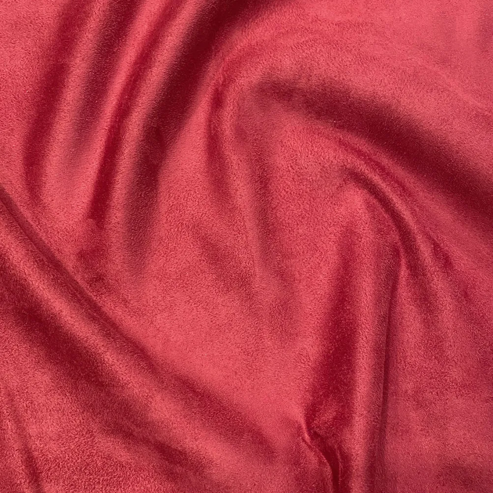 Microfiber Suede Table Napkin in Red