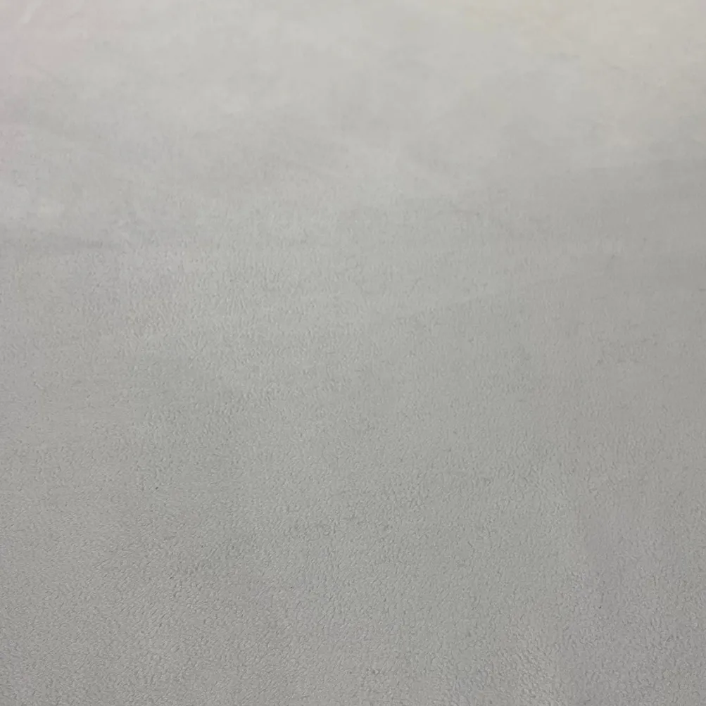 Microfiber Suede Table Runner in White