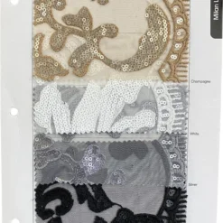Milan Lace (w/ Poly Lining) Table Napkin in Champagne