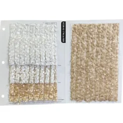 Mini Petals On Mesh Table Linen in White