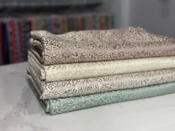 Miramar Jacquard Table Linen in Seafoam