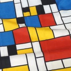 Mondrian (Poly Print) Table Runner in Red