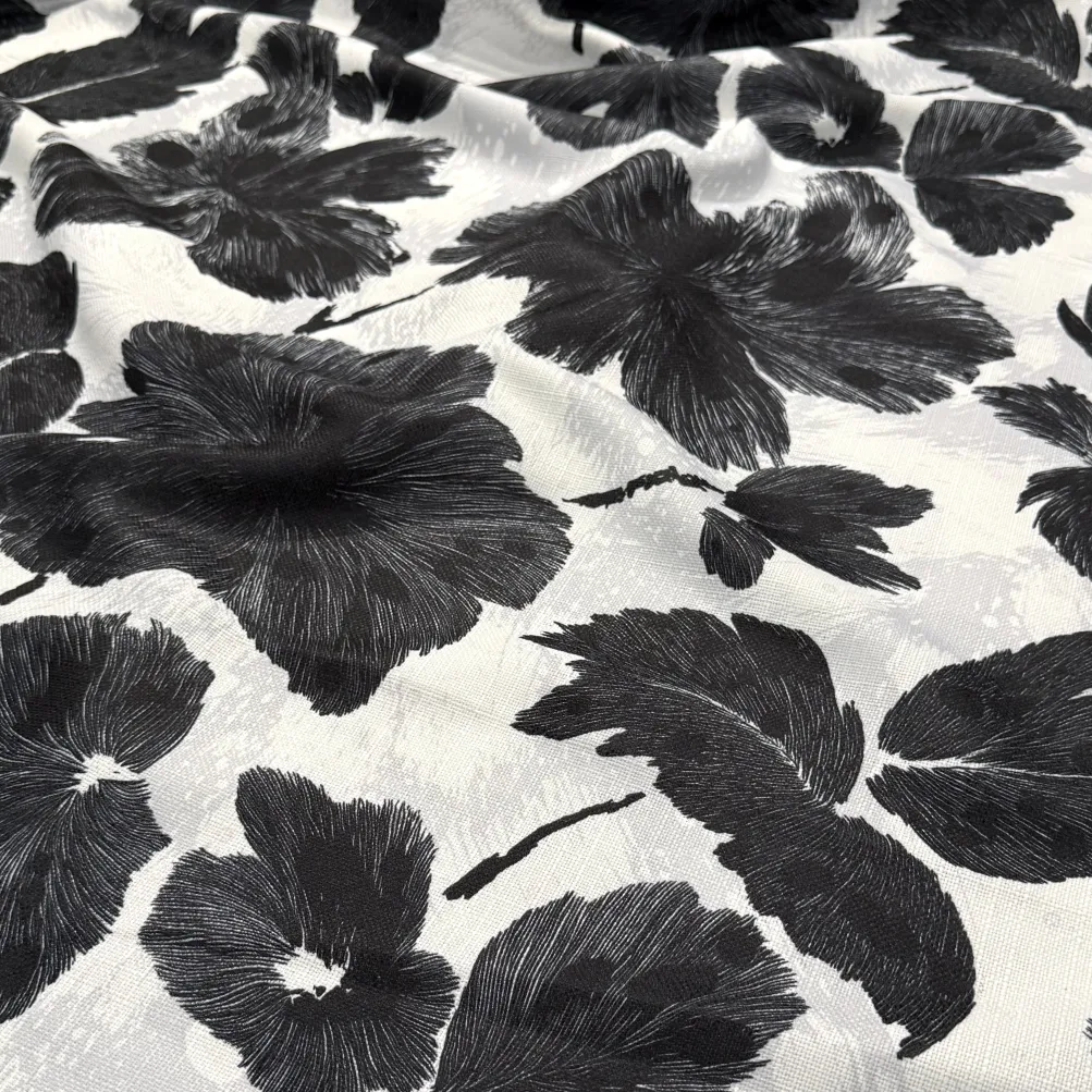 Mono Leaf (Slub Print) Table Napkin