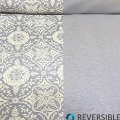 Morocco Jacquard (Reversible) Table Runner in Blue