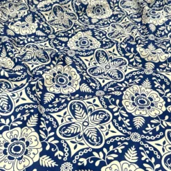 Morocco (Poly Print) Table Linen in Royal