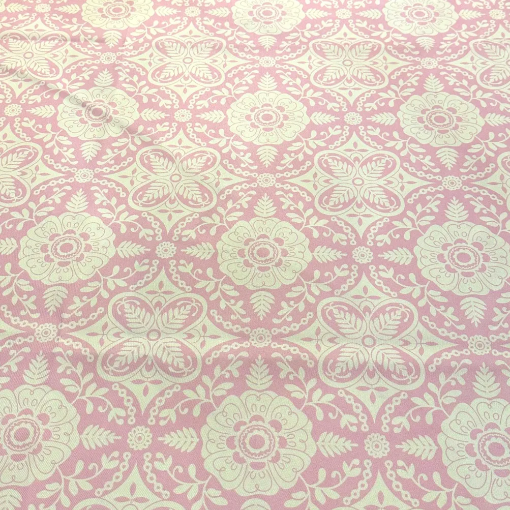 Morocco (Poly Print) Table Linen in Dusty Rose