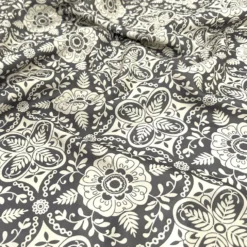 Morocco (Poly Print) Table Linen in Grey