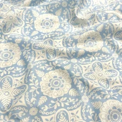 Morocco (Poly Print) Table Linen in Lt Blue