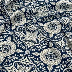 Morocco (Poly Print) Table Runner in Navy