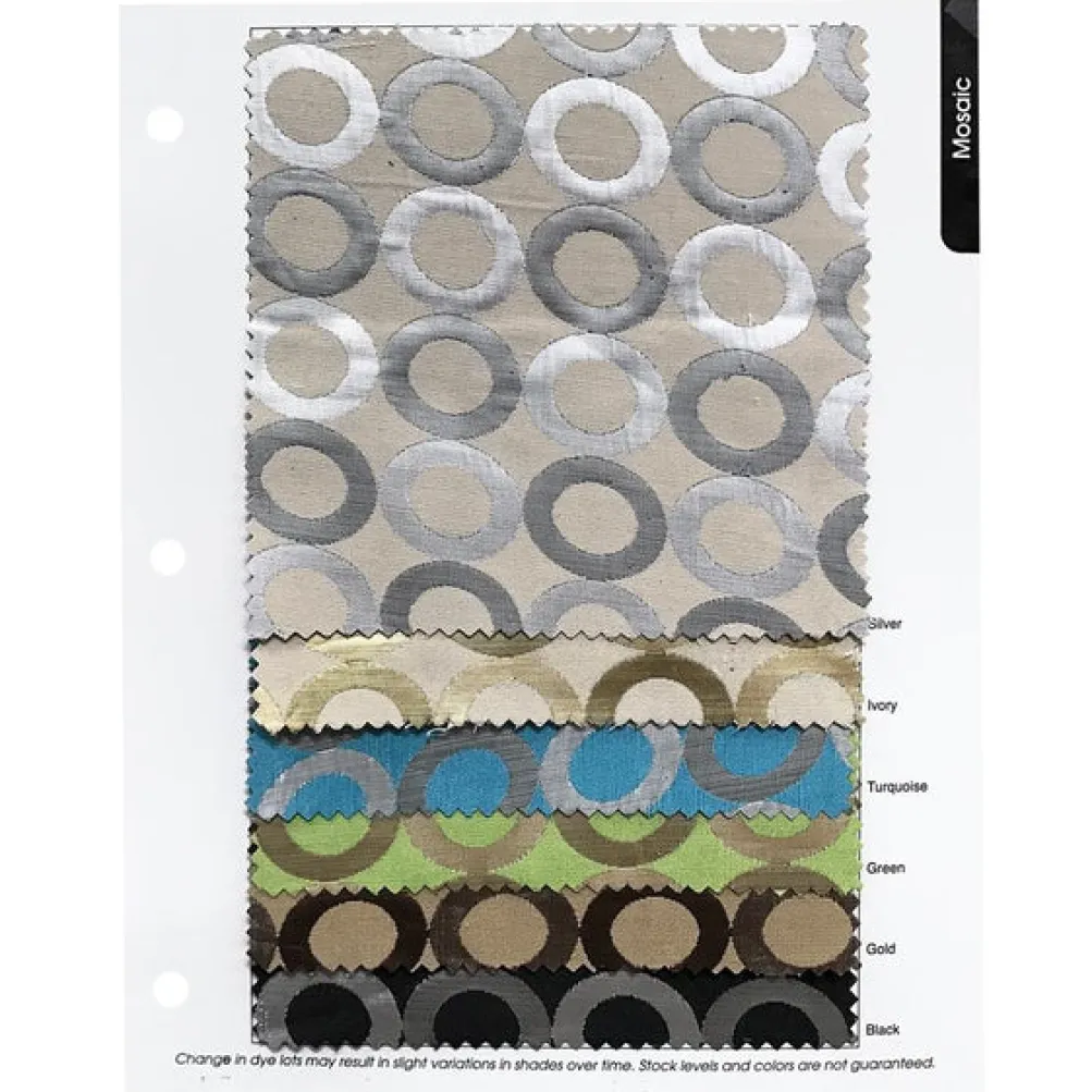 Mosaic Jacquard (Reversible) Table Runner in Copper and Gold