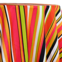 Multi-Color Stripe Table Linen in Sombrero