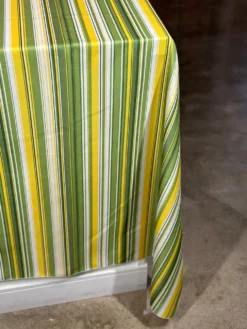 Multi-Color Stripe Table Linen in Citrus