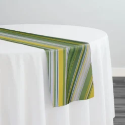 Multi-Color Stripe Table Runner in Citrus