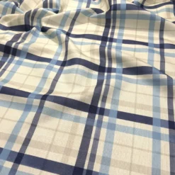 Nautical Plaid (Slub Print) Table Napkin