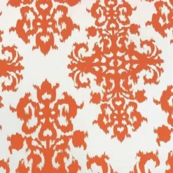 Newport Print (Dupioni) Table Linen in Orange