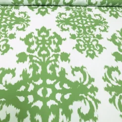Newport Print (Dupioni) Table Runner in Avocado