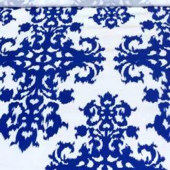 Newport Print (Dupioni) Table Runner in Royal