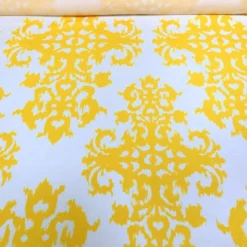 Newport Print (Dupioni) Table Runner in Yellow
