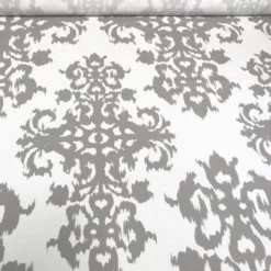 Newport Print (Dupioni) Table Runner in Silver
