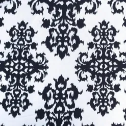 Newport Print (Dupioni) Table Runner in Black