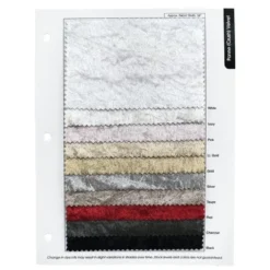 Panne (Crush) Velvet Table Runner in Ivory