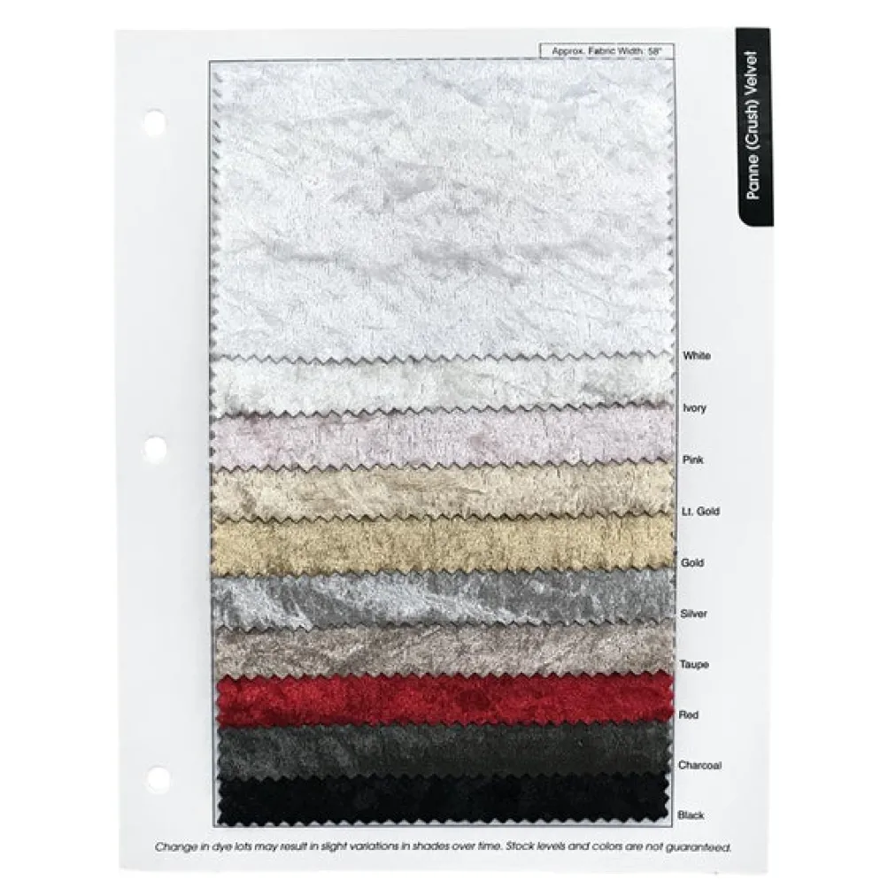 Panne (Crush) Velvet Table Runner in Charcoal