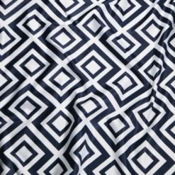 Paragon Print (Lamour) Table Linen in Navy