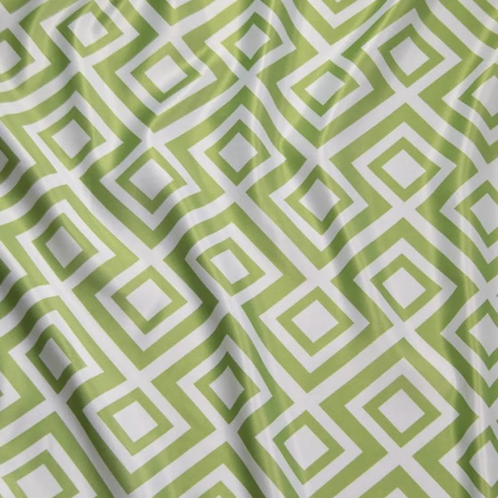 Paragon Print (Lamour) Table Linen in Avocado
