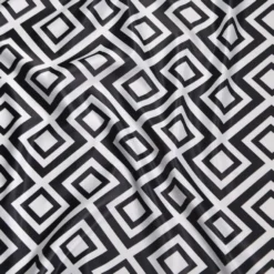 Paragon Print (Lamour) Table Runner in Black and White