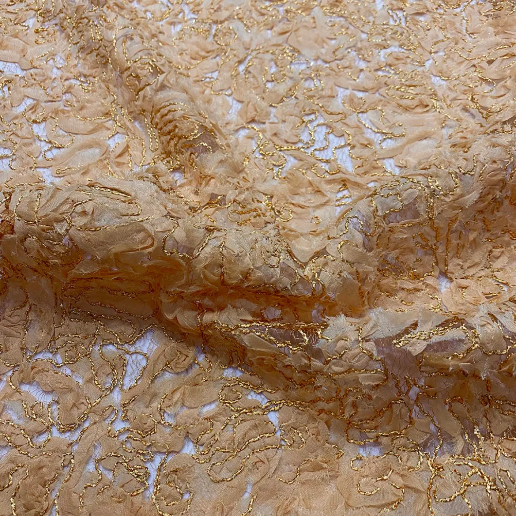 Patina Sheer Table Linen in Gold