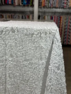 Patina Sheer Table Linen in White