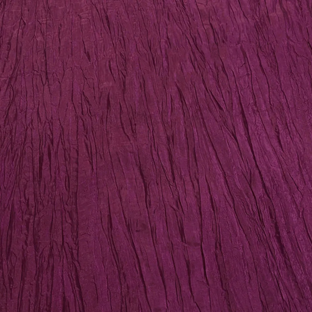 1pc - Accordion Taffeta Table Linen 90"x90" Square - Sangria 46
