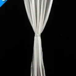 1pc - Chiffon Drapery Panels 20' Tall x 54