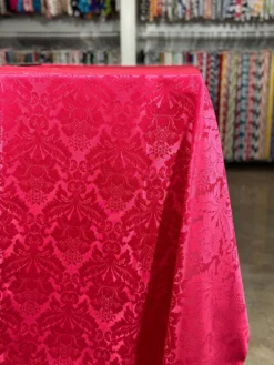 1pc - Damask Poly Table Linen 85