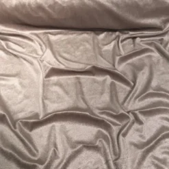 1pc - Lush Velvet Drapery Panel in Taupe (18' Tall x 58" Wide)