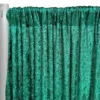 1pc - Panne (Crush) Velvet Drapery Panel in Hunter Green (16' Tall x 58" Wide)