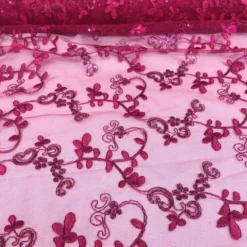 7pcs - Basil Leaf Embroidery Table Linen 132
