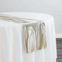 10pcs - Bridal Satin Table Runner 14"x108" - Banana 181