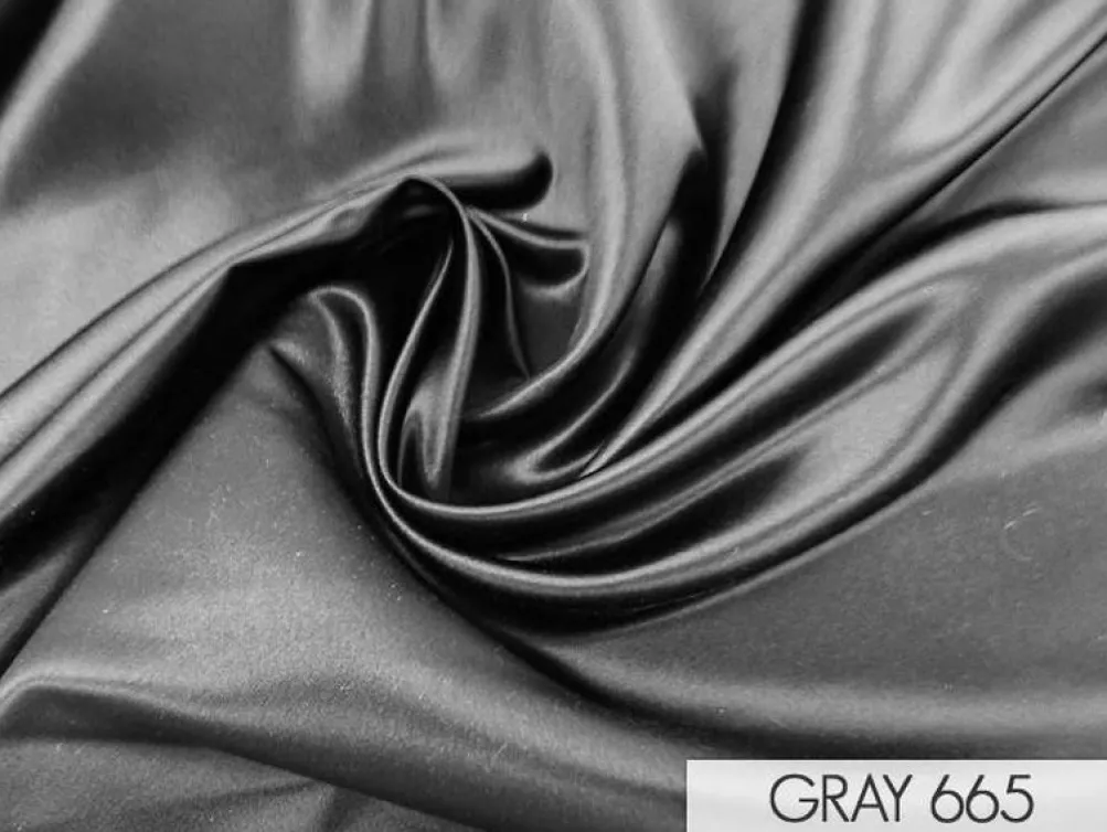 160pcs - Bridal Satin - 8"x108" Sash w/ Slanted Ends - Grey