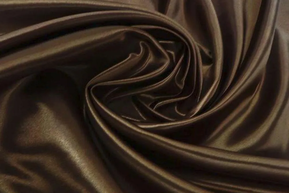 200pcs - Charmeuse Satin - 6"x108" Sash w/ Straight Ends - Brown