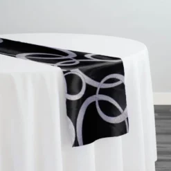 7pcs - Cirque Jacquard (Reversible) Table Runner 12