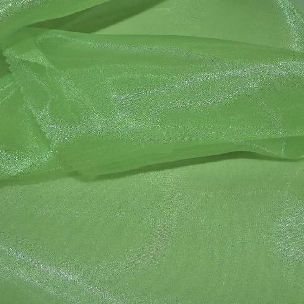 14pcs - Crystal Organza Table Linen 72"x72" Square - Clover 322