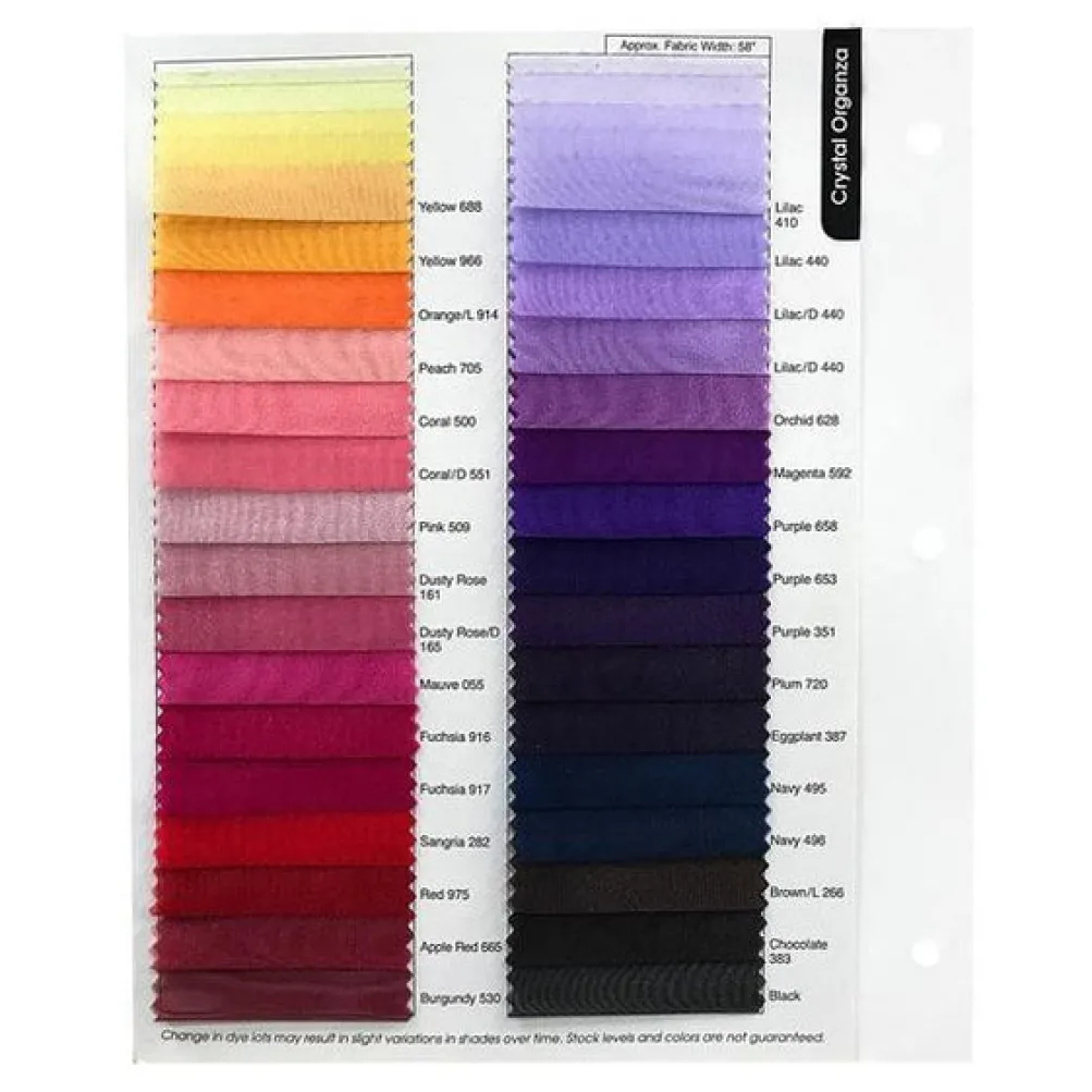 10pcs - Crystal Organza Table Linen 72"x72" Square - Ivory 605