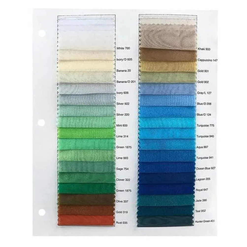 10pcs - Crystal Organza Table Linen 85"x85" Square - Banana 202