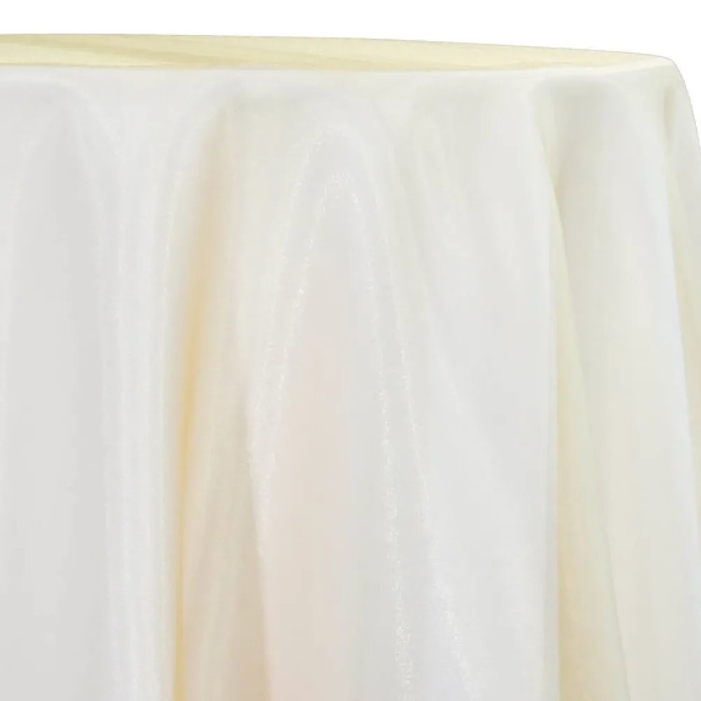 10pcs - Crystal Organza Table Linen 72"x72" Square - Banana 202
