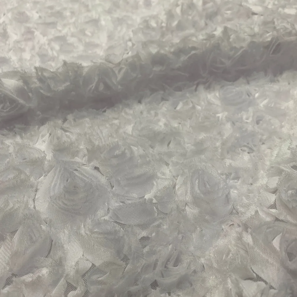 10pcs - Lush Chiffon Table Runner in 24"x180" Runner - White