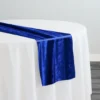 10pcs - Lush Velvet Table Runner 14"x108" - Navy