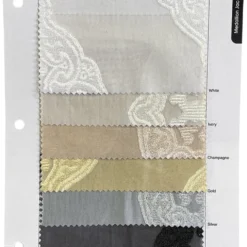 10pcs - Medallion Jacquard Sheer Table Runner 14"x108" - Black