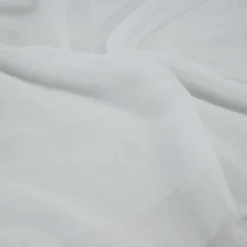 1pc - Voile Drapery Panel in White (10'Tall x 58" Wide)